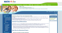 Desktop Screenshot of mathplusfun.com