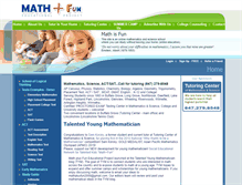 Tablet Screenshot of mathplusfun.com